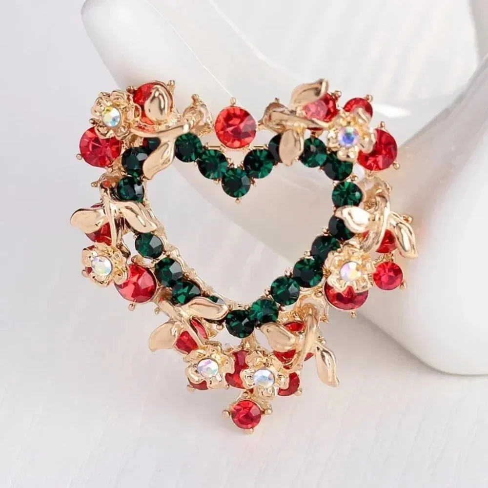 VQ Heart Brooch
